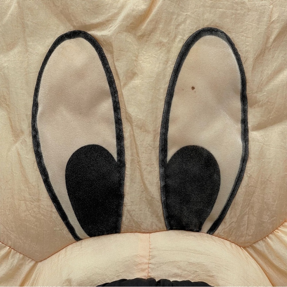 Vtg Nylon Mickey Mouse Head Plush Pillow Face Large Stuffed Toy 18” Kids Bedroom - Picture 9 of 10